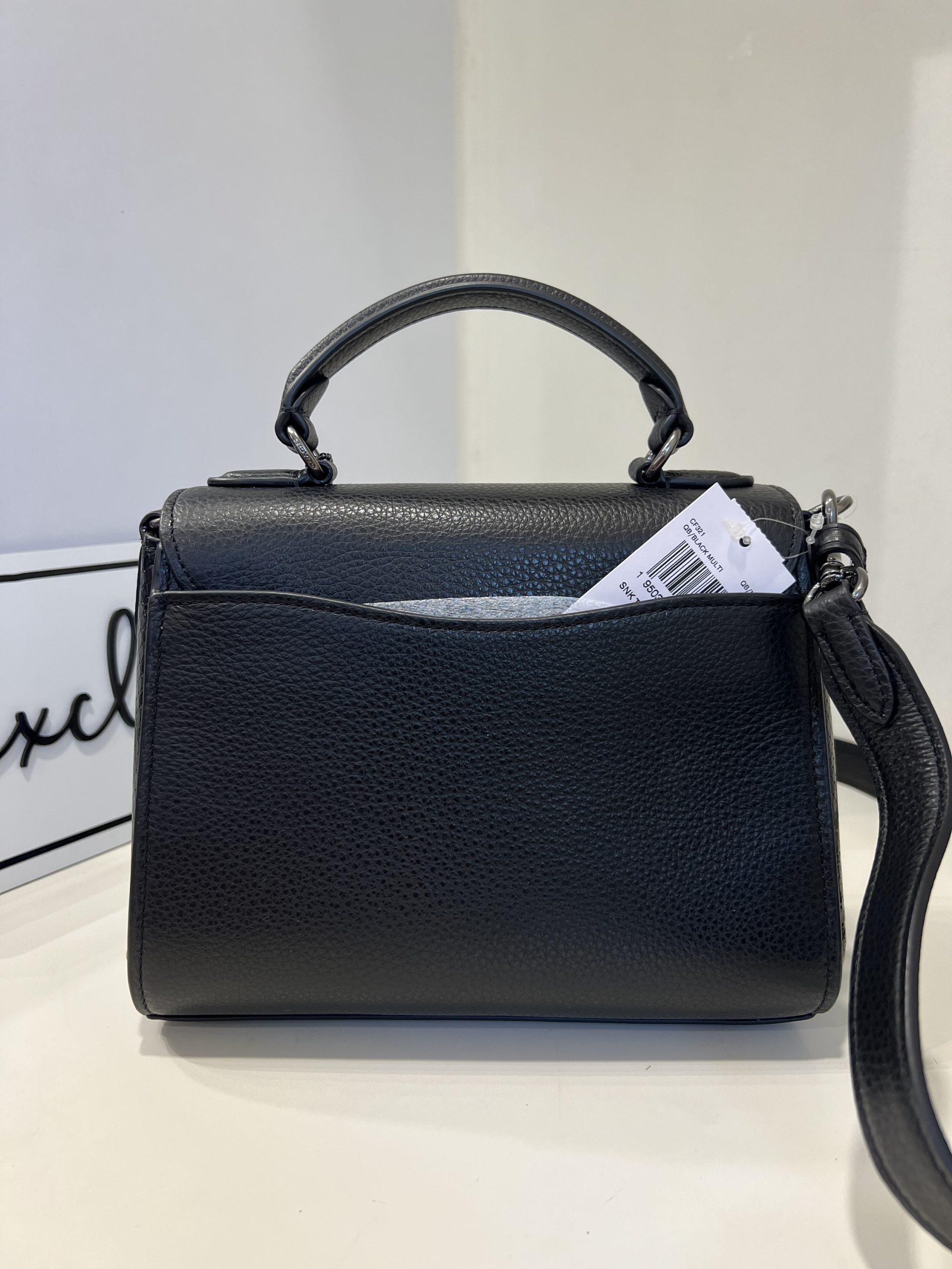 Coach Morgan Top Handle Satchel in Black - Image 5