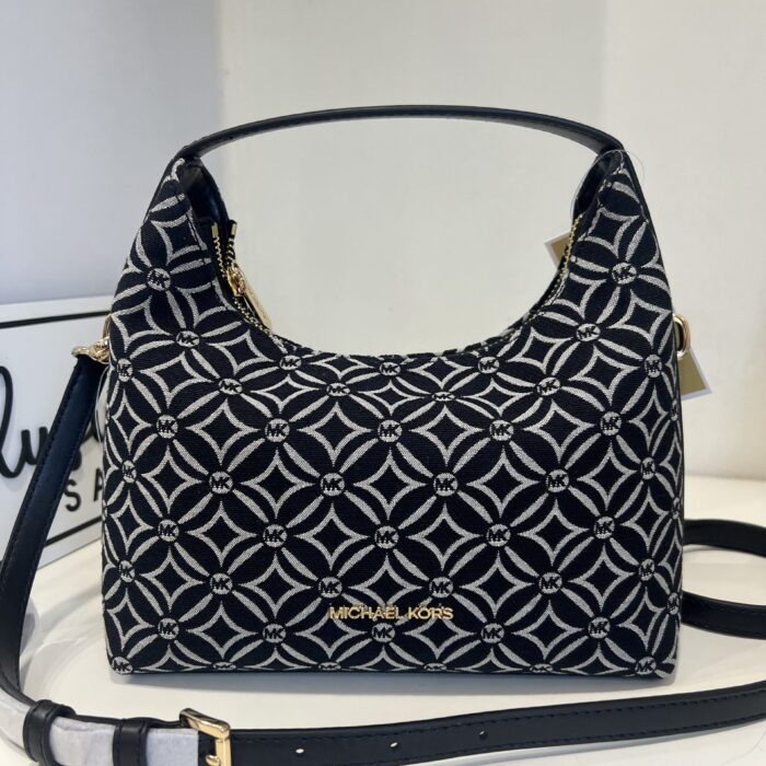 Michael Kors Ember Small Messenger in Black Noir