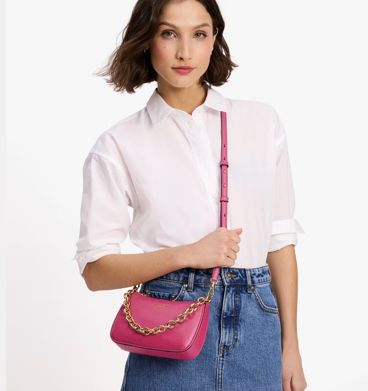 Kate Spade Jolie Small Convertible Crossbody in Renaissance Rose (Retail) - Image 6