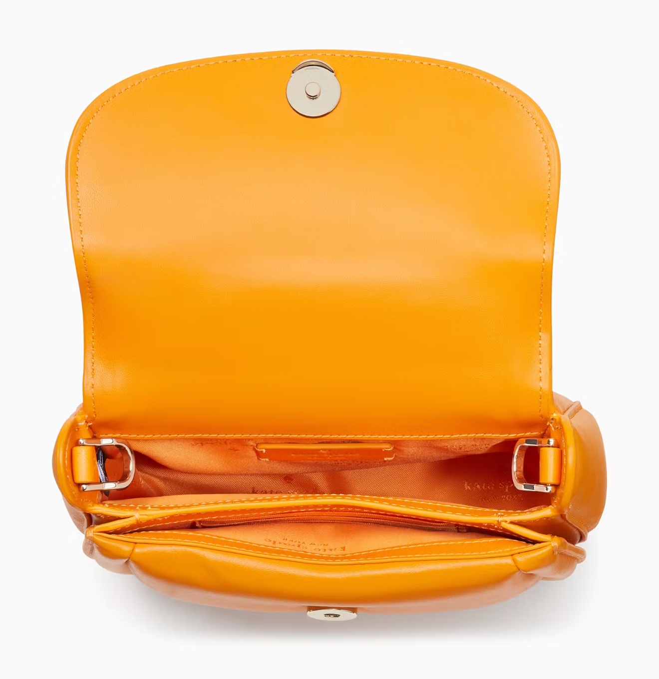Kate Spade Puffy Top Handle Small Crossbody in Turmeric - Image 3