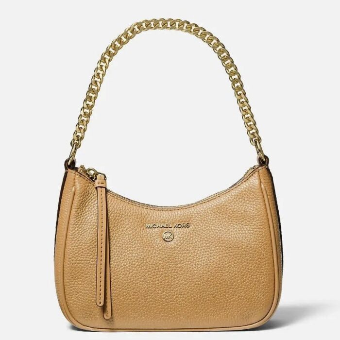 Michael Kors Jet Set Charm Small Pochette in Pale Peanut (Retail Collection)