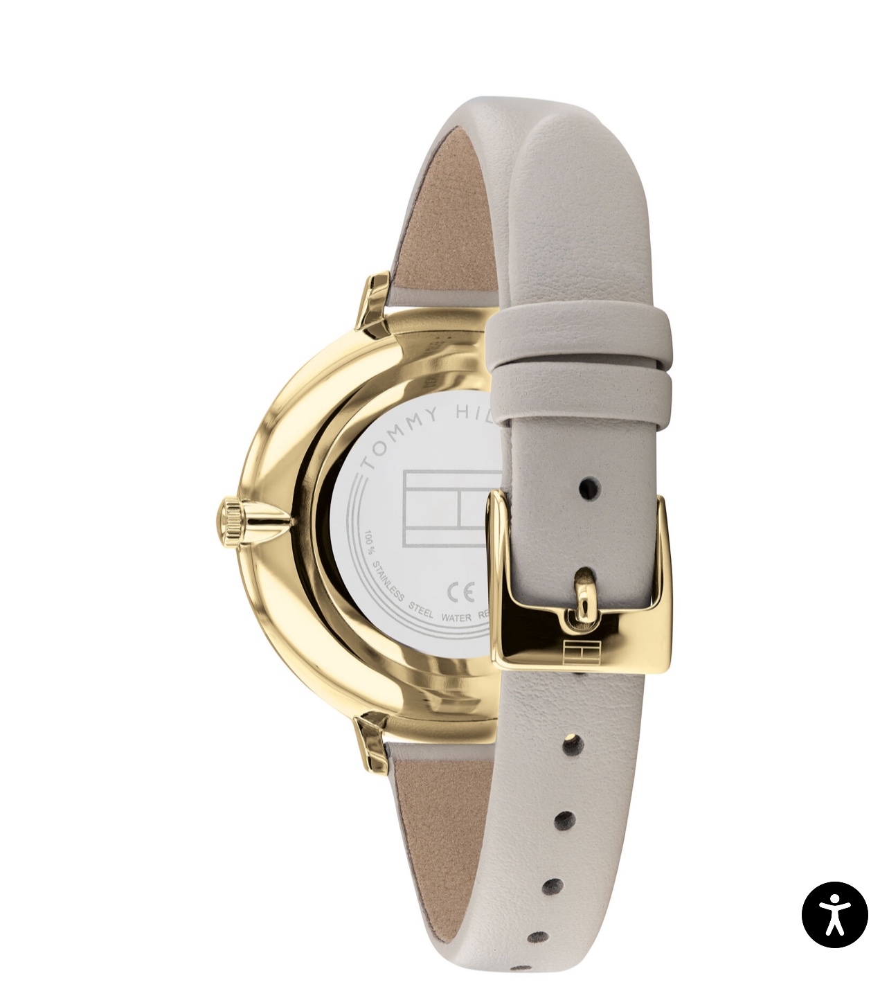 Tommy Hilfiger Kelly Women's Grey Leather Watch 38mm (1782110) - Image 3