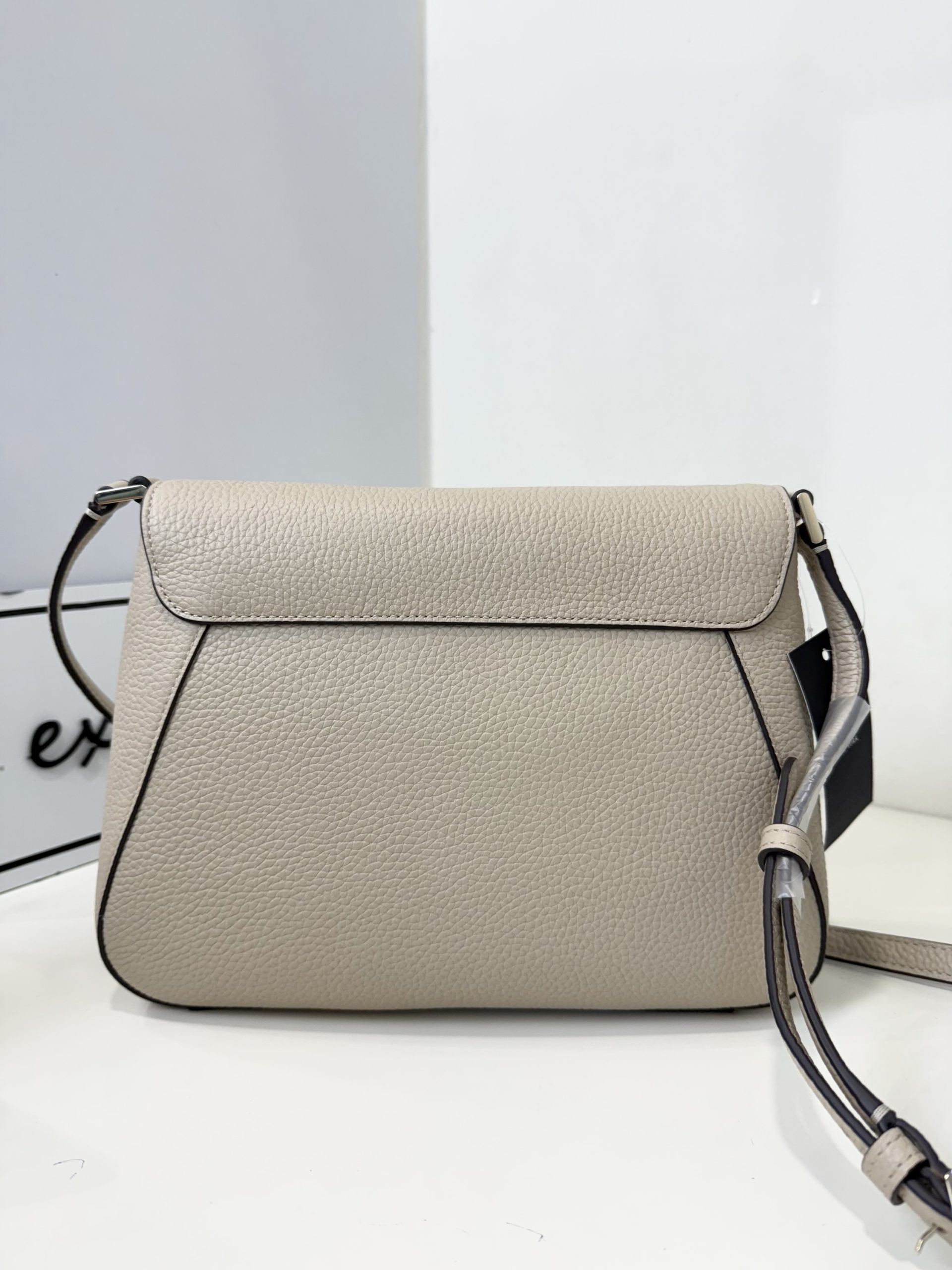 Kate Spade Monica Medium Flap Crossbody in Light Sand - Image 4