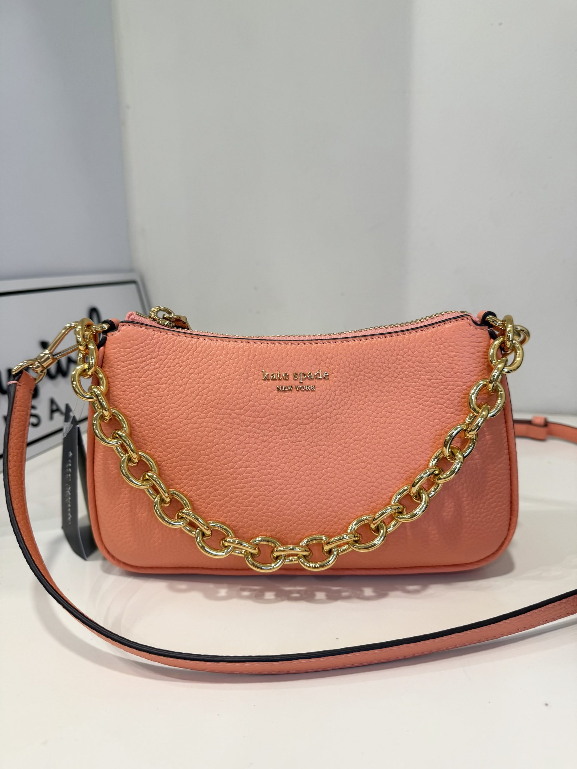 Kate Spade Jolie Small Convertible Crossbody in Melon Ball (Retail Collection)