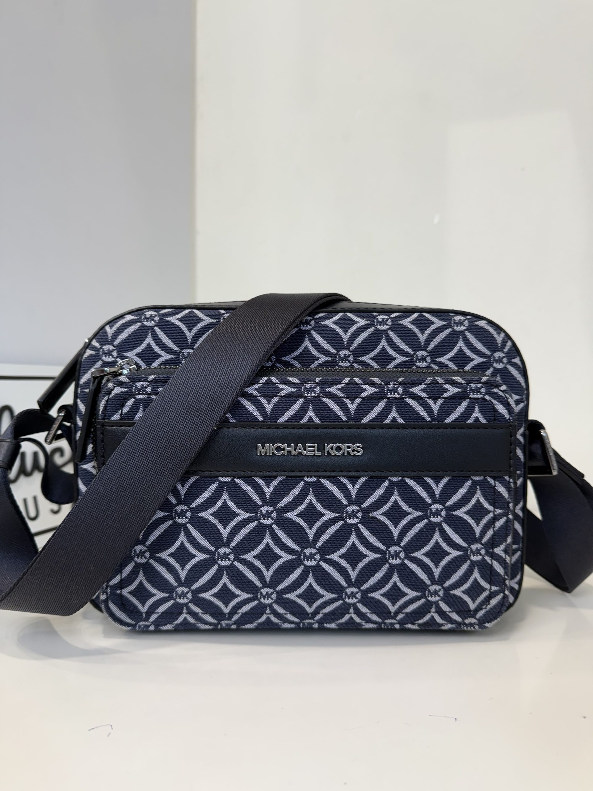 Michael Kors Cooper EW Flight Bag in Denim