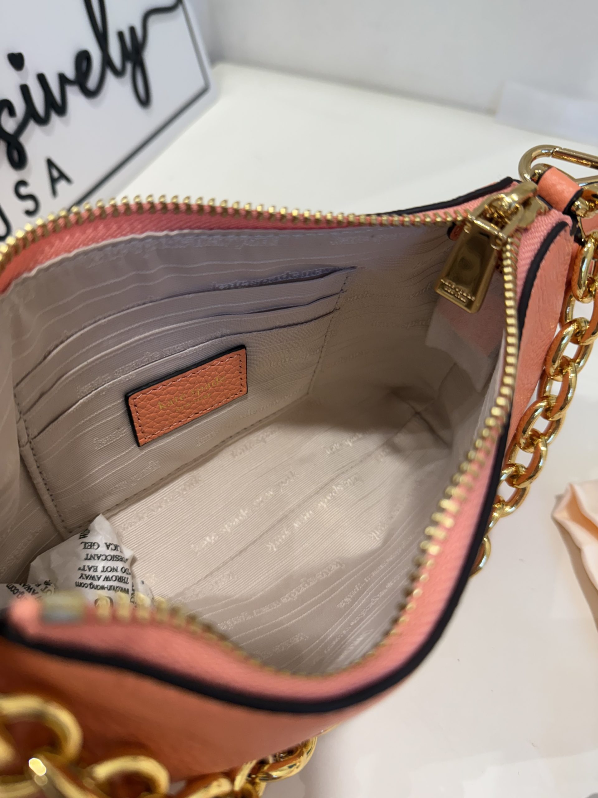 Kate Spade Jolie Small Convertible Crossbody in Melon Ball (Retail Collection) - Image 3