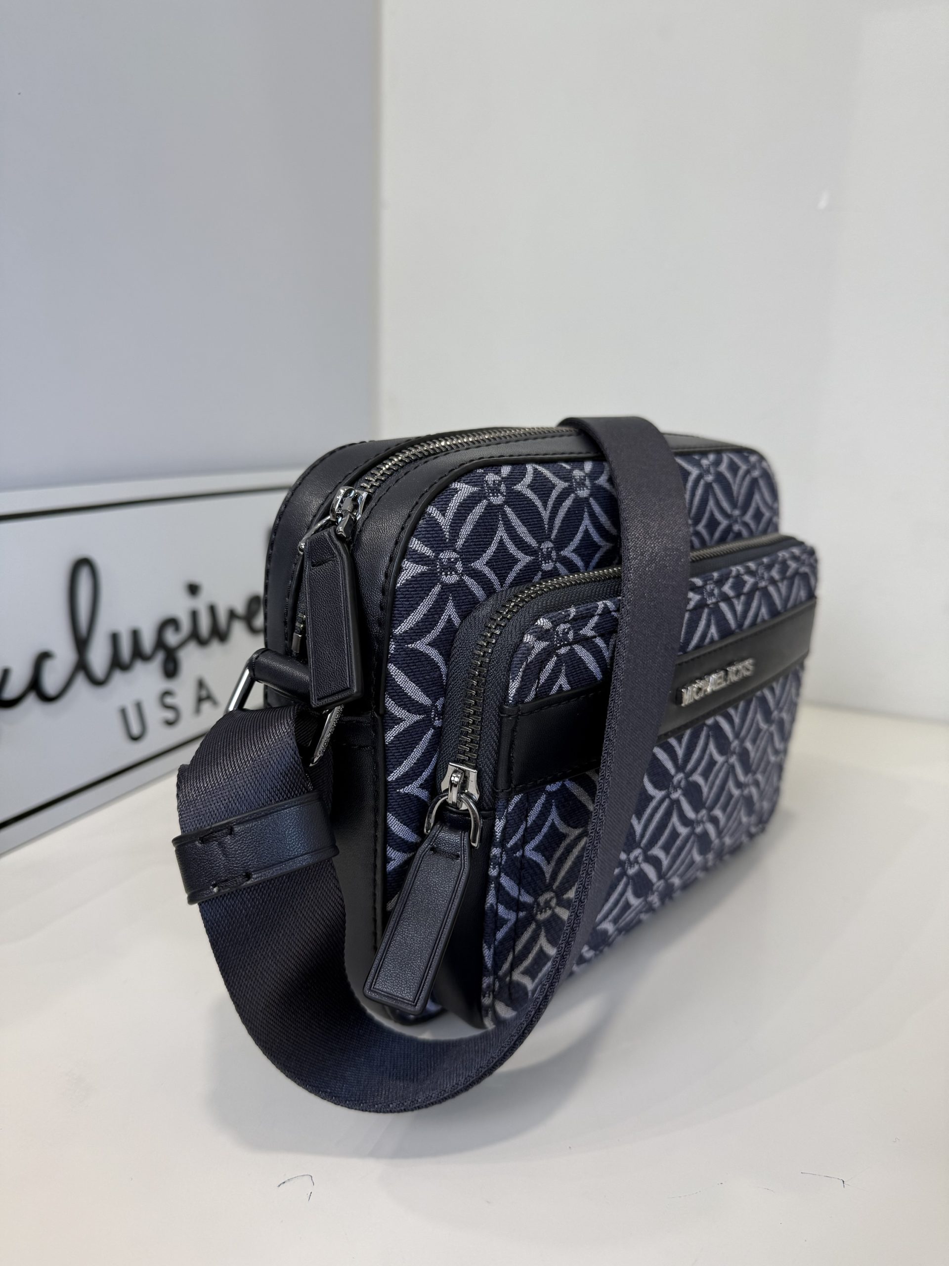 Michael Kors Cooper EW Flight Bag in Denim - Image 2