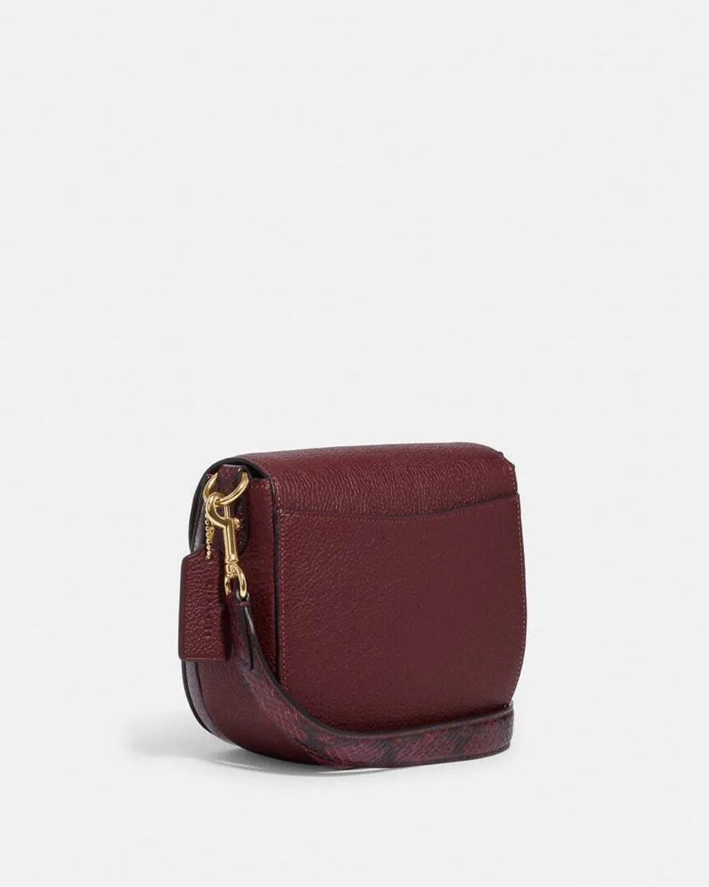 Coach Morgan Saddle Bag Black Cherry Multi - Image 4