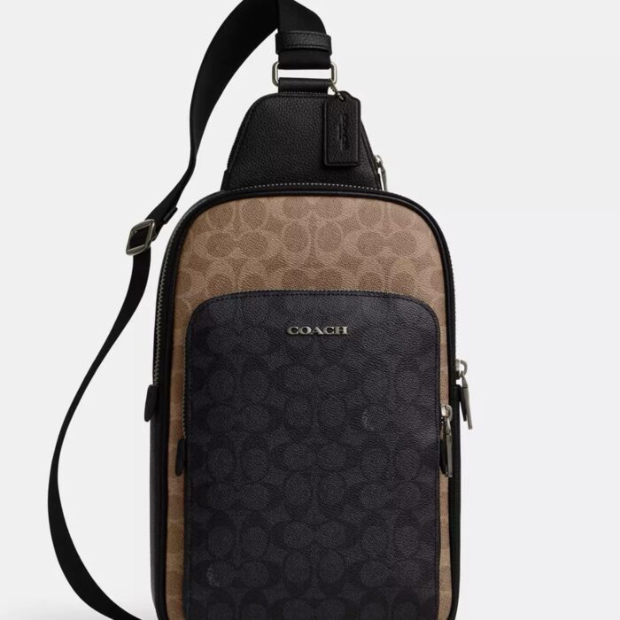 Coach Ethan Pack in In Blocked Signature Canvas
