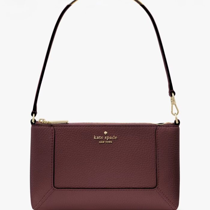 Kate Spade Lena Convertible Wristlet in Cherrywood