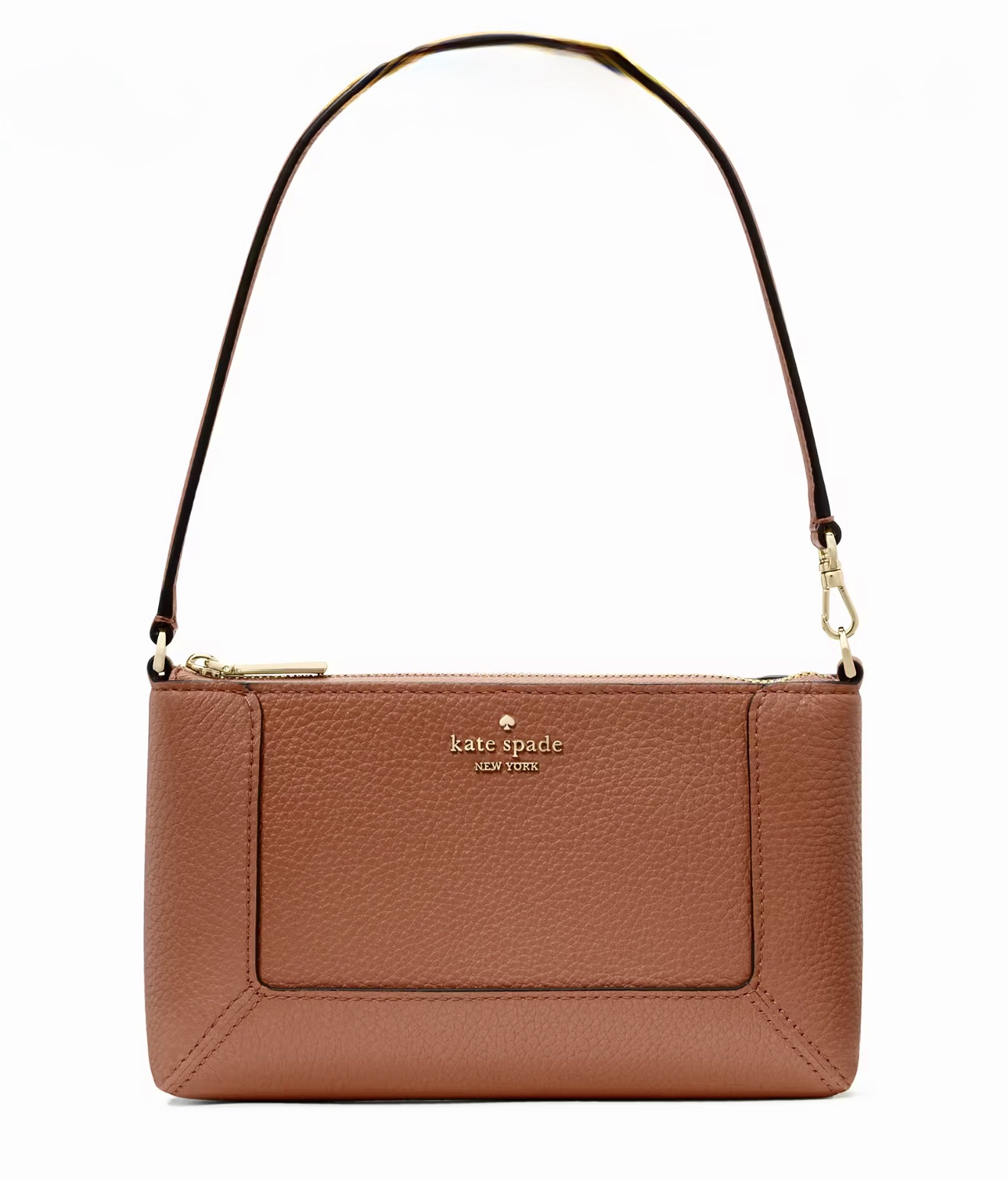 【2枚セット】kate spade ゼブラ柄 ＆ブラウン プレート 24cm Kate Spade Lena Convertible Wristlet in Warmgingerbread