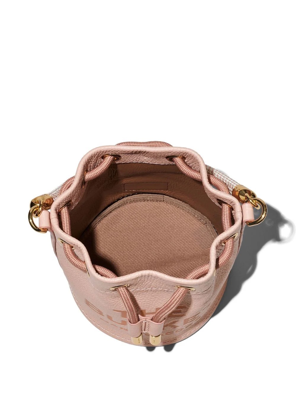 Marc Jacobs The Leather Bucket Bag in Rose (Retail Collection) - Image 4