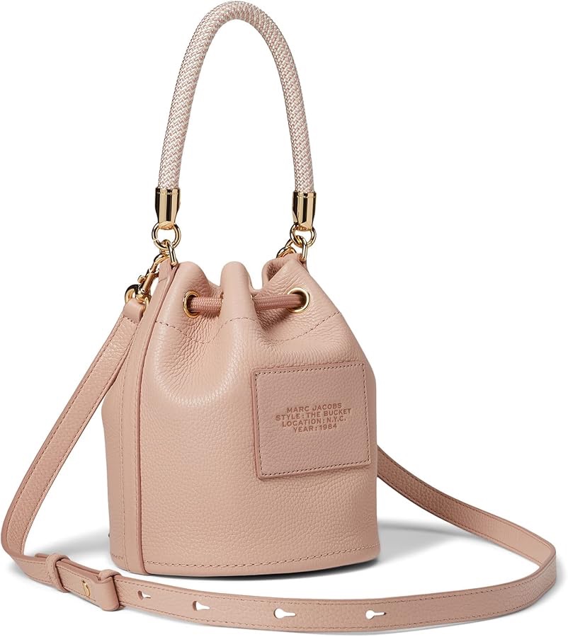 Marc Jacobs The Leather Bucket Bag in Rose (Retail Collection) - Image 3