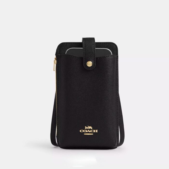 Coach Phone Crossbody Bag in Black