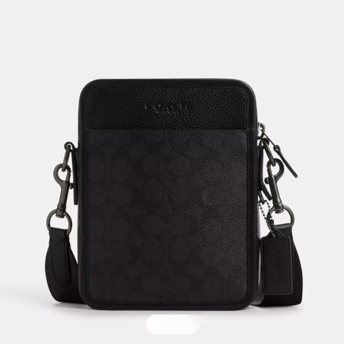 Coach Sullivan Crossbody In Signature Charcoal Black