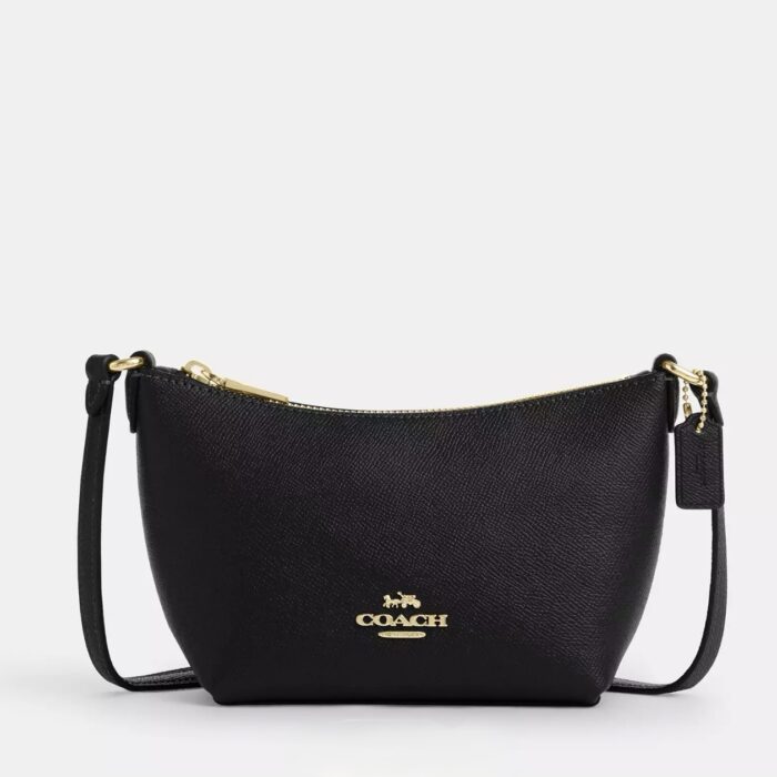 Coach Zip Top Crossbody Bag In Black