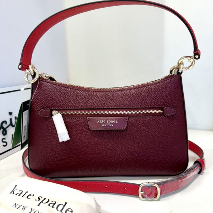 Kate Spade Hudson Convertible Crossbody in Cherry Juice (Retail Collection)