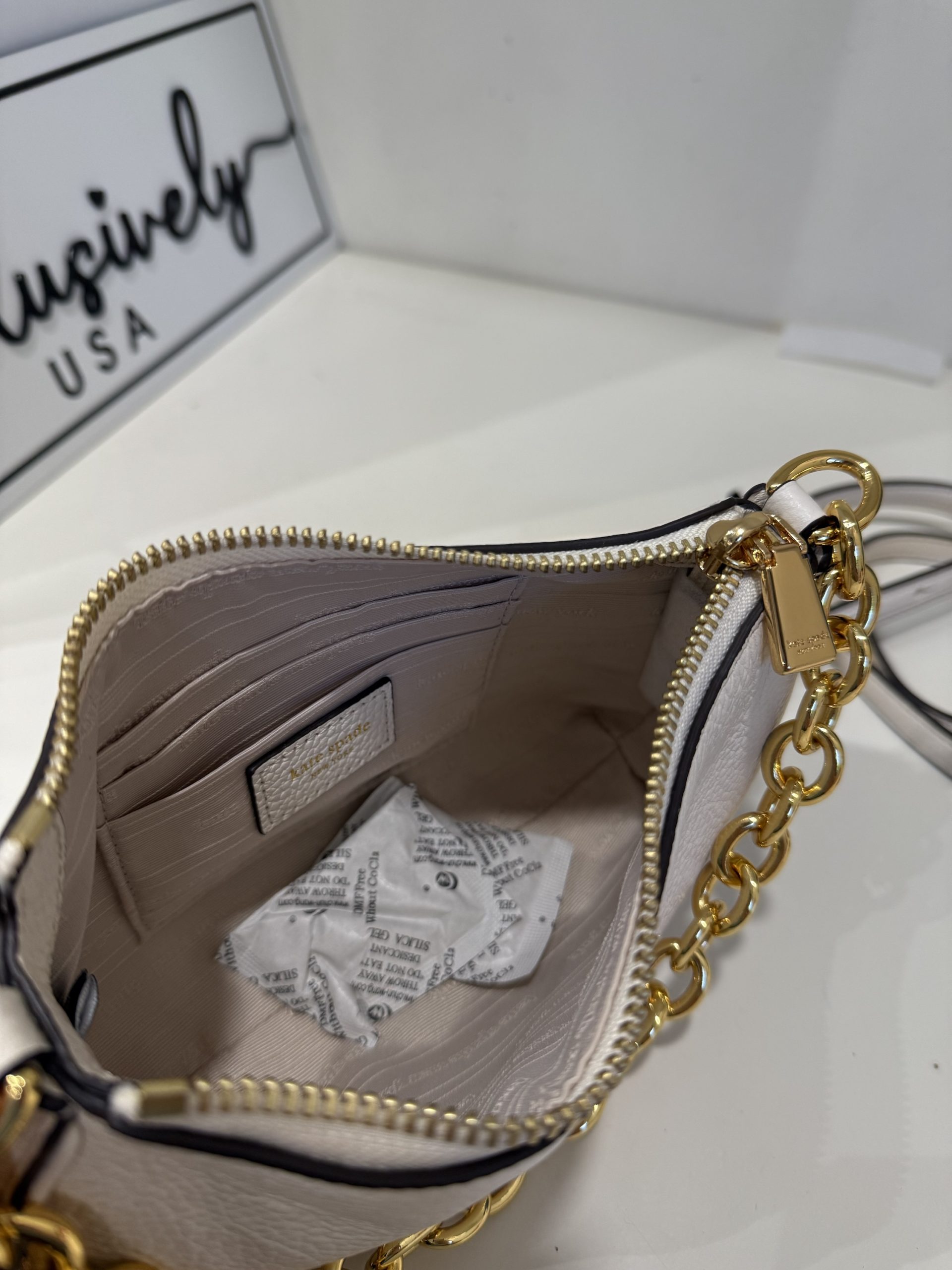 Kate Spade Jolie Small Convertible Crossbody in Parchment (Retail Collection) - Image 3