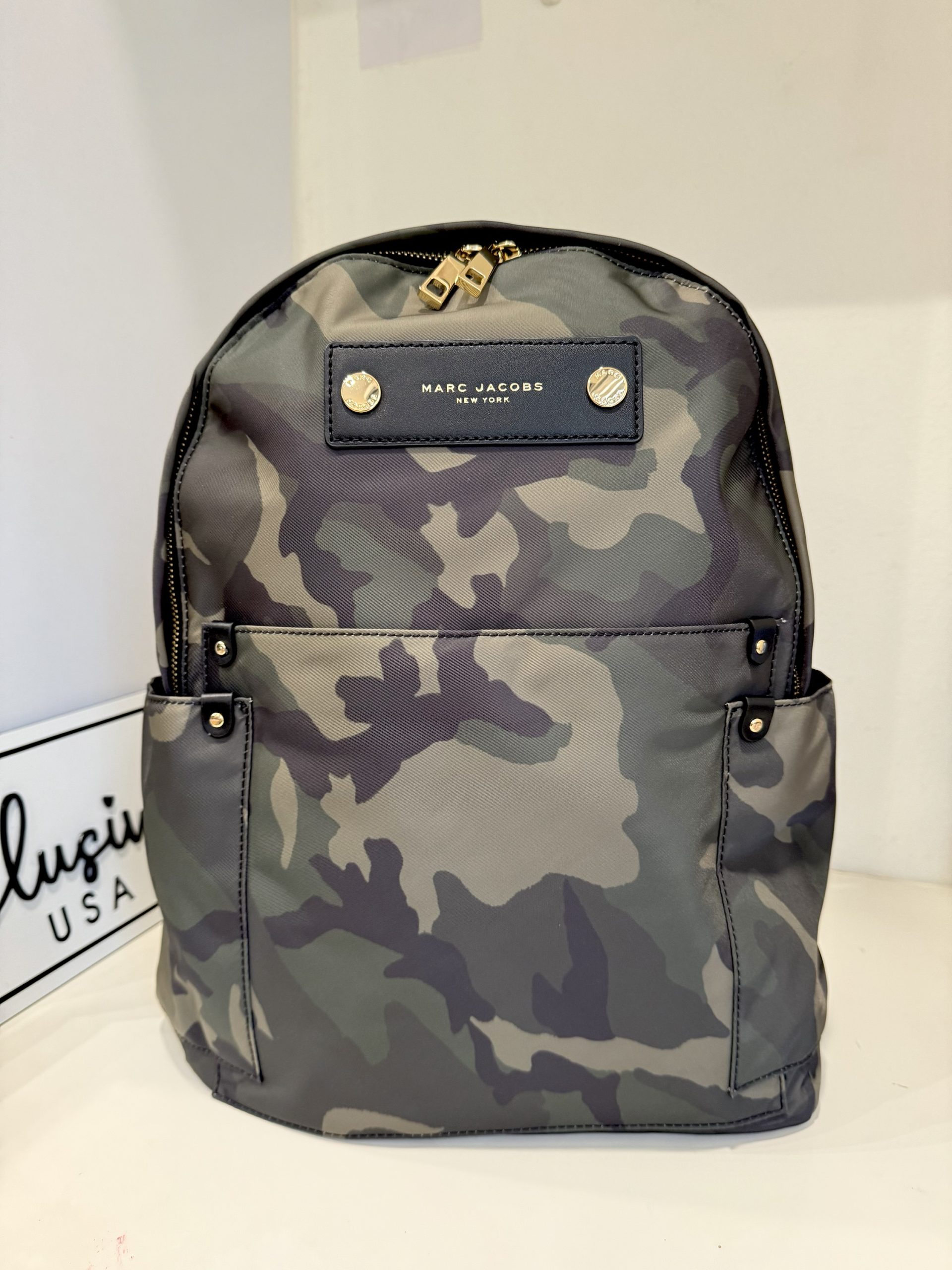 Marc Jacobs Preppy Nylon Backpack in Camo Multi – Exclusively USA