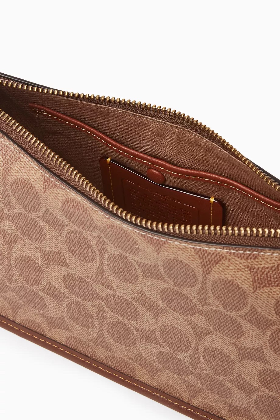 Coach Waverly Bag In Signature Canvas Tan Brown (Retail Collection) - Image 4