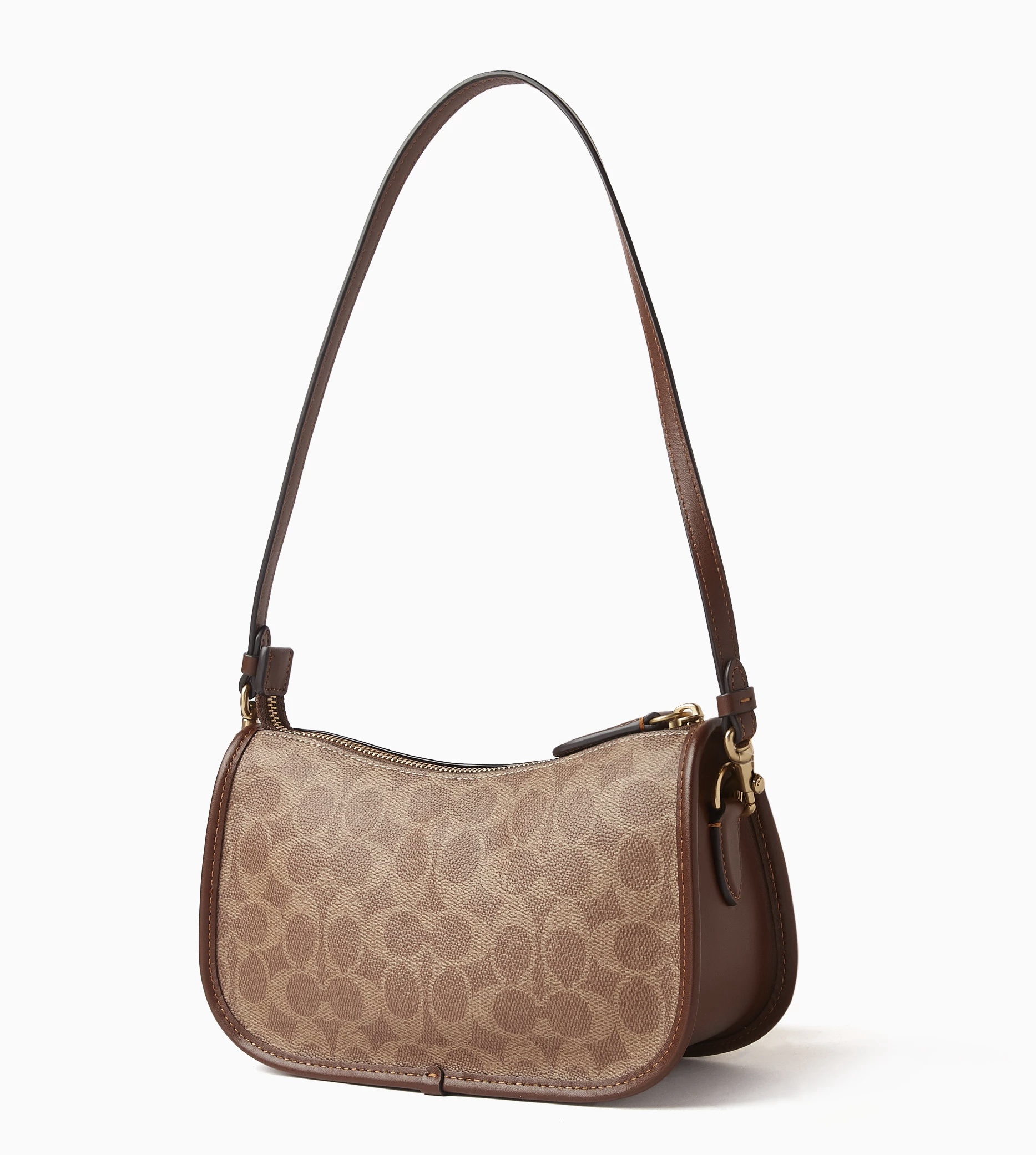 Coach Waverly Bag In Signature Canvas Tan Brown (Retail Collection) - Image 3