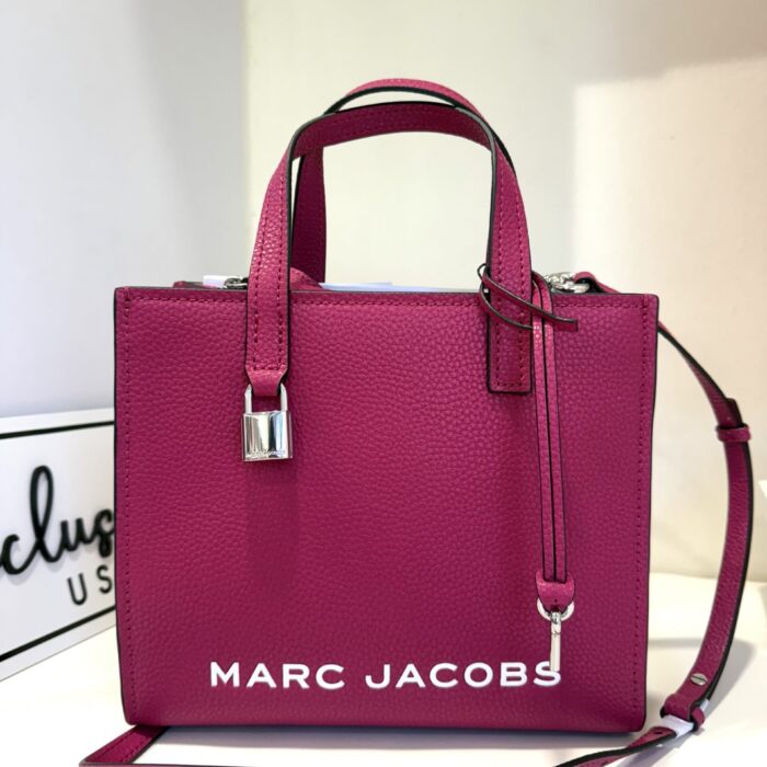 Marc Jacobs Mini Grind Tote Bag in Lipstick Pink