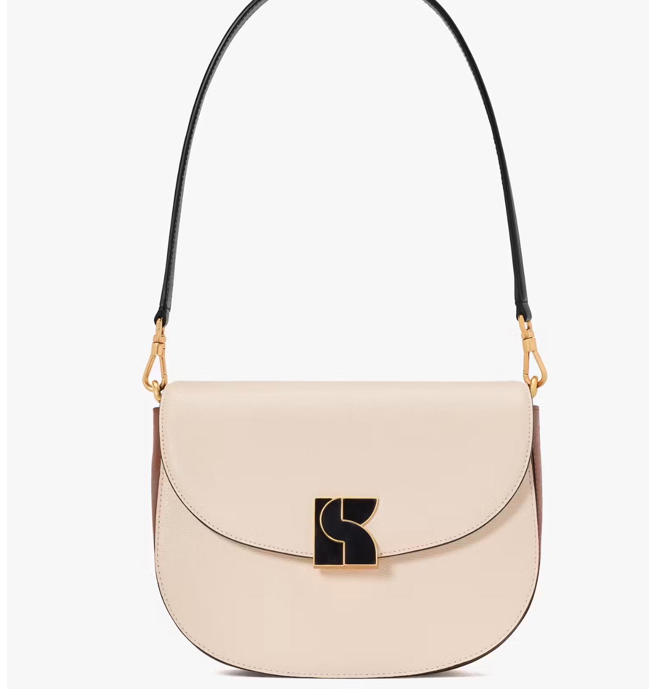 Kate Spade Dakota Colorblocked Medium Saddle Bag (Retail Collection)
