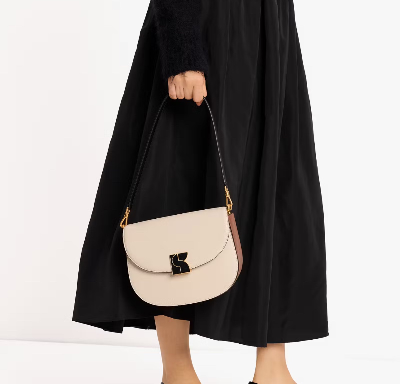 Kate Spade Dakota Colorblocked Medium Saddle Bag (Retail Collection) - Image 4