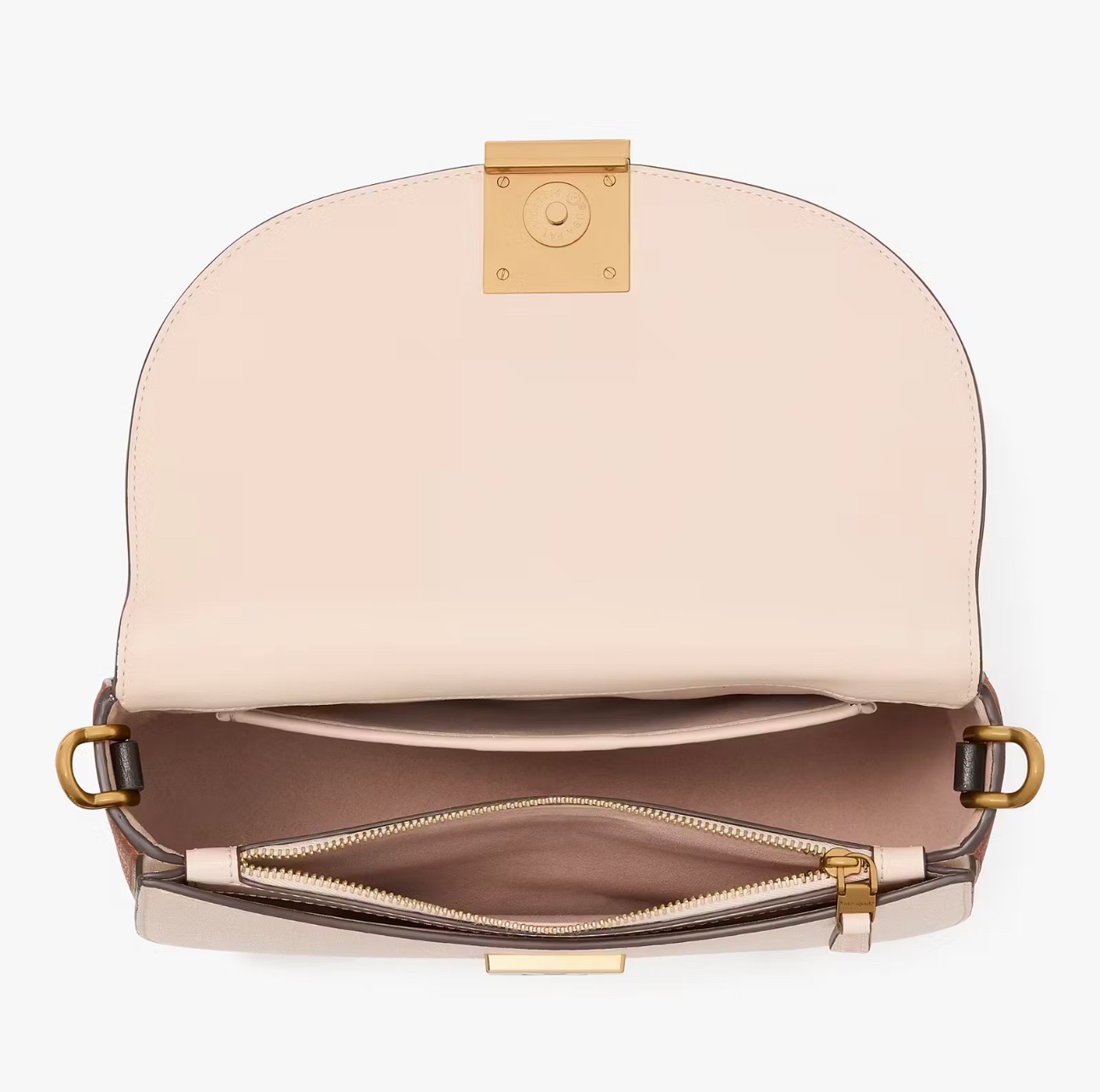 Kate Spade Dakota Colorblocked Medium Saddle Bag (Retail Collection) - Image 2
