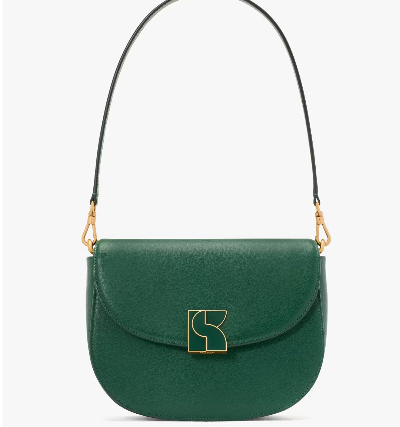 Kate Spade Dakota Medium Saddle Bag In Arugula (Retail Collection)