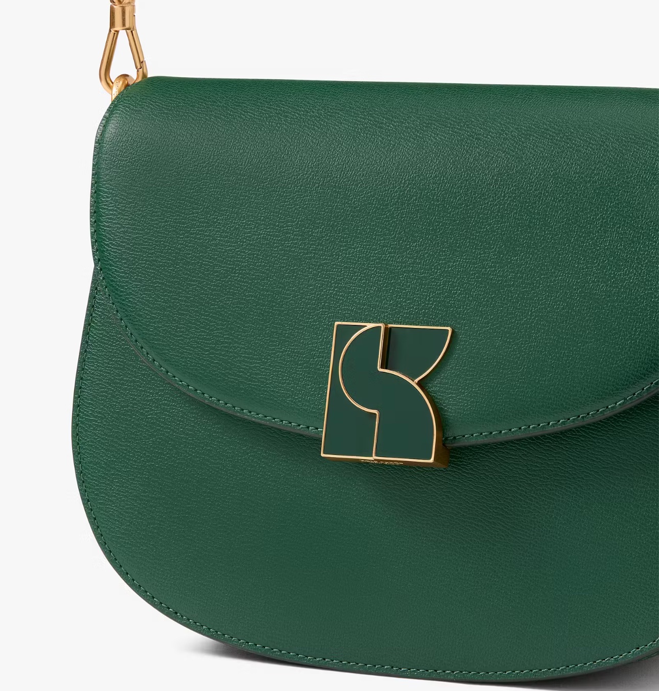 Kate Spade Dakota Medium Saddle Bag In Arugula (Retail Collection) - Image 5