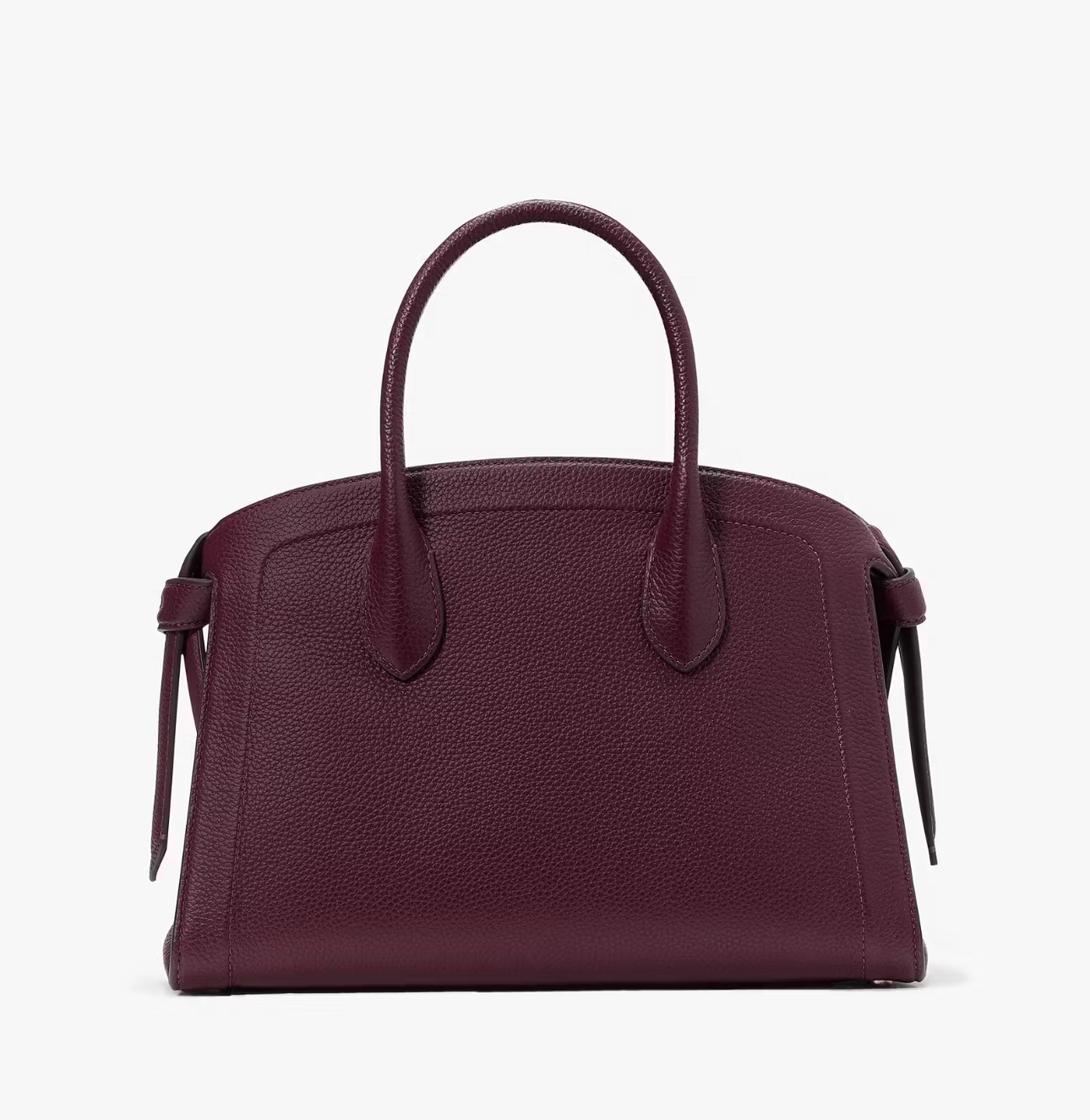 Kate Spade Knott Medium Zip-top Satchel In Cordovan (Retail Collection) - Image 3