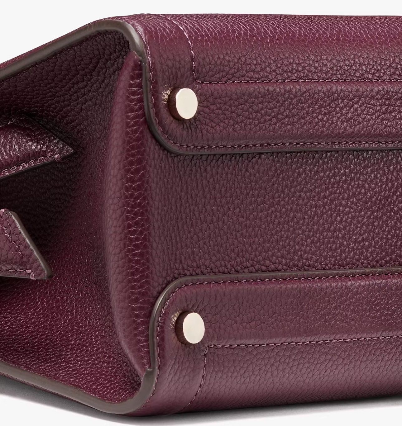 Kate Spade Knott Medium Zip-top Satchel In Cordovan (Retail Collection) - Image 6