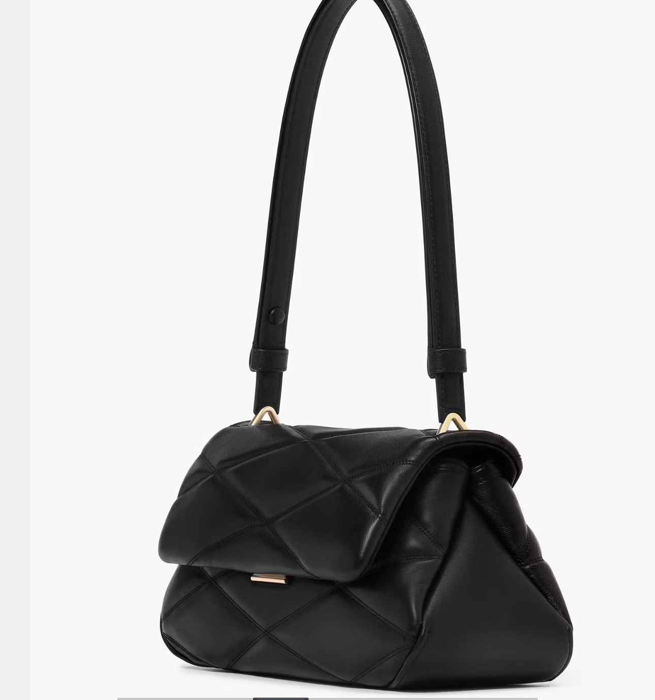 Kate Spade Grace Quilted Convertible Shoulder Bag In Black (Retail Collection) - Image 2