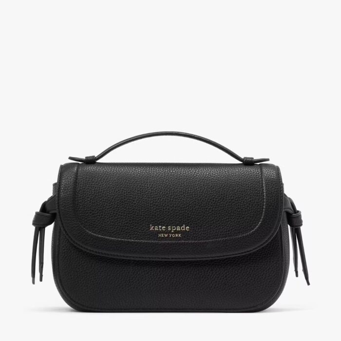 Kate Spade Knott Top Handle Crossbody In Black (Retail Collection)