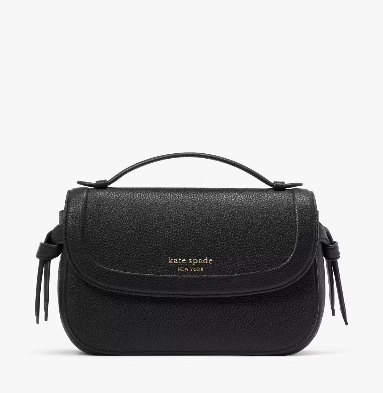 Kate Spade Knott Top Handle Crossbody In Black (Retail Collection)