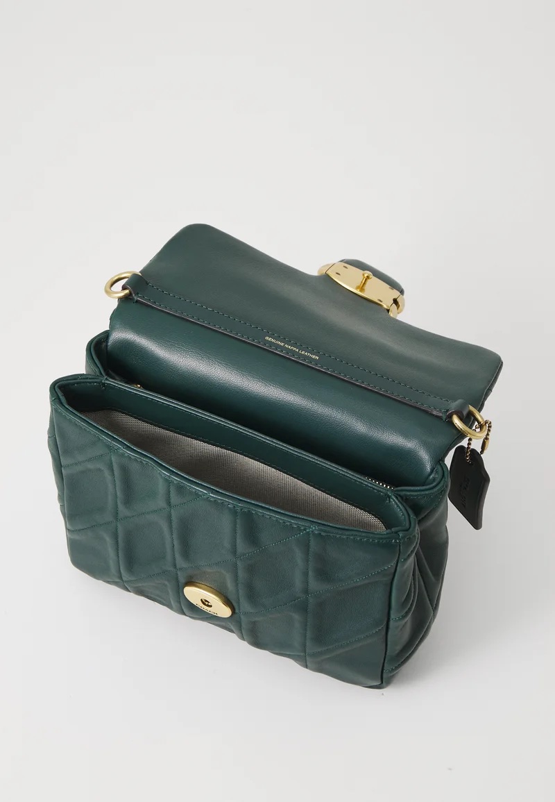 Coach Times Square Tabby Shoulder Bag With Quilting in Forest (Retail Collection) - Image 2