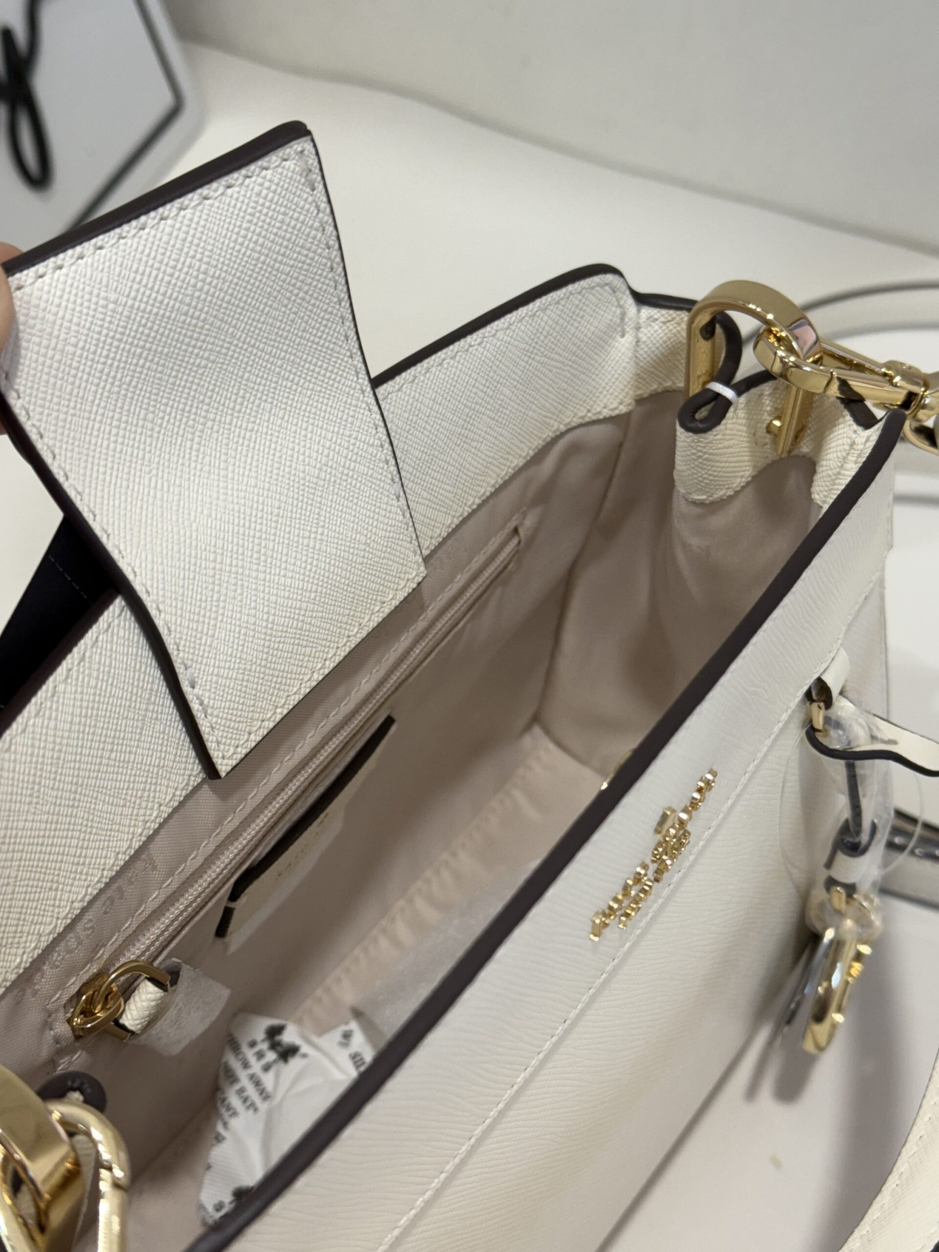 Kate Spade Madison Small Top Handle Satchel Meringue - Image 3