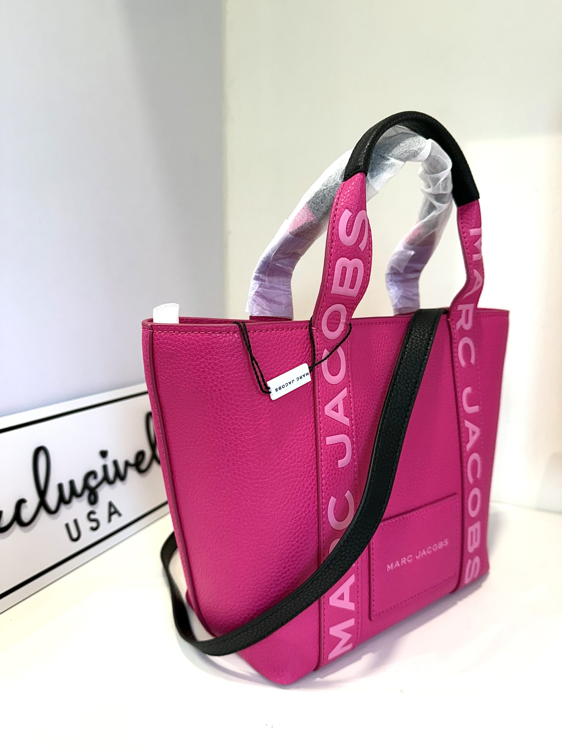 Marc Jacobs Small Leather Tote in Hot Pink - Image 2