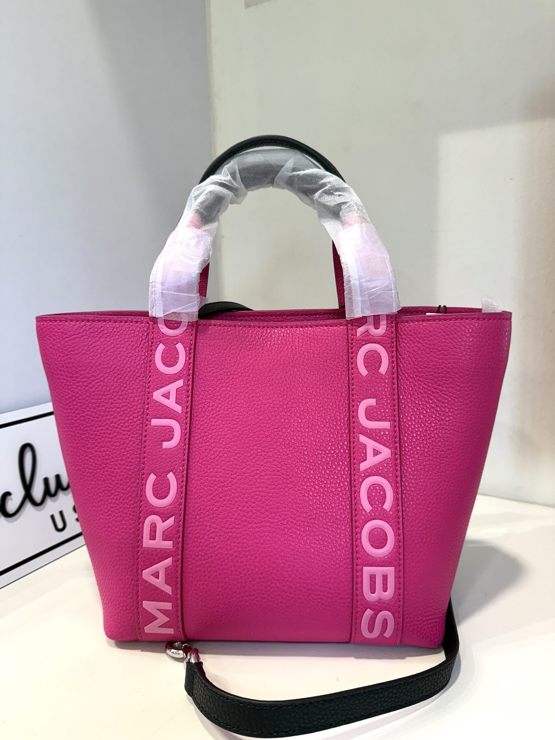 Marc Jacobs Small Leather Tote in Hot Pink - Image 4