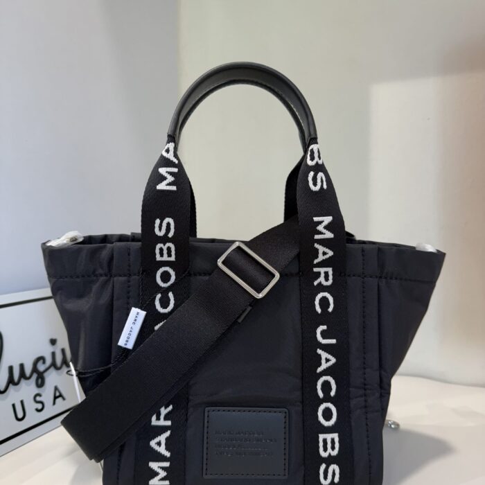 Marc Jacobs Nylon Marc-Et Small Tote in Black