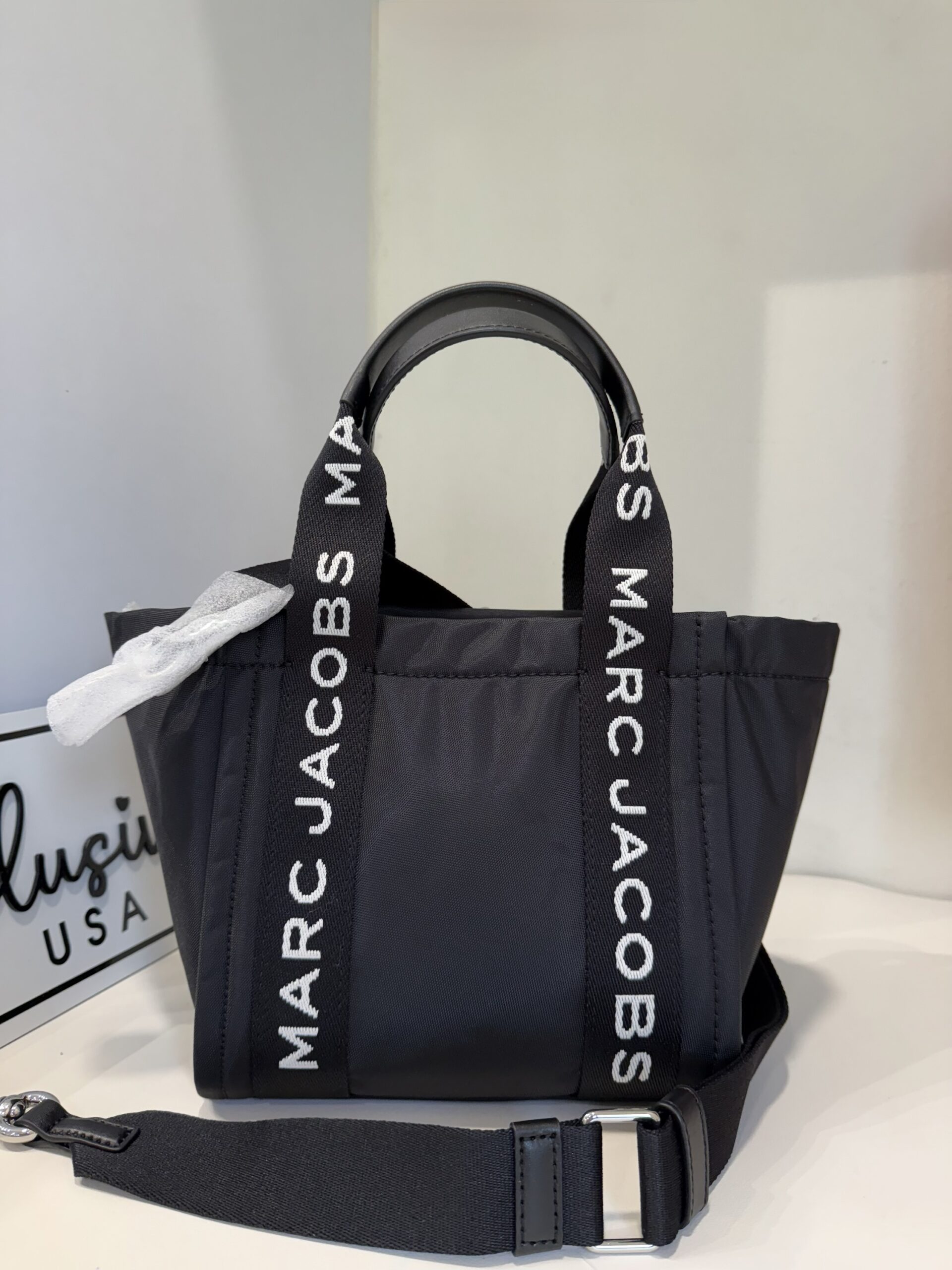 Marc Jacobs Nylon Marc-Et Small Tote in Black - Image 7