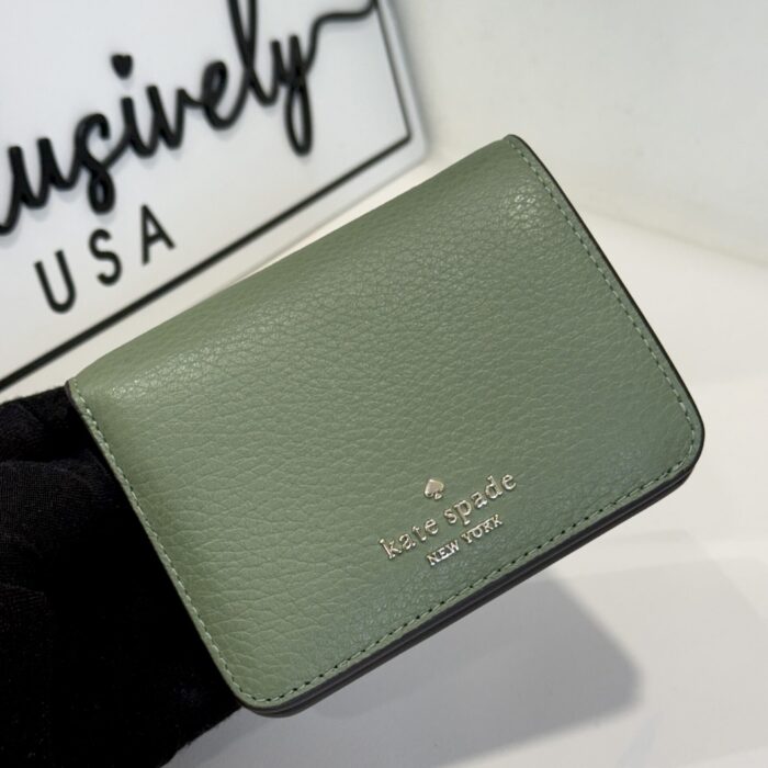 Kate Spade Lena Small Slim Bifold Wallet in Romaine
