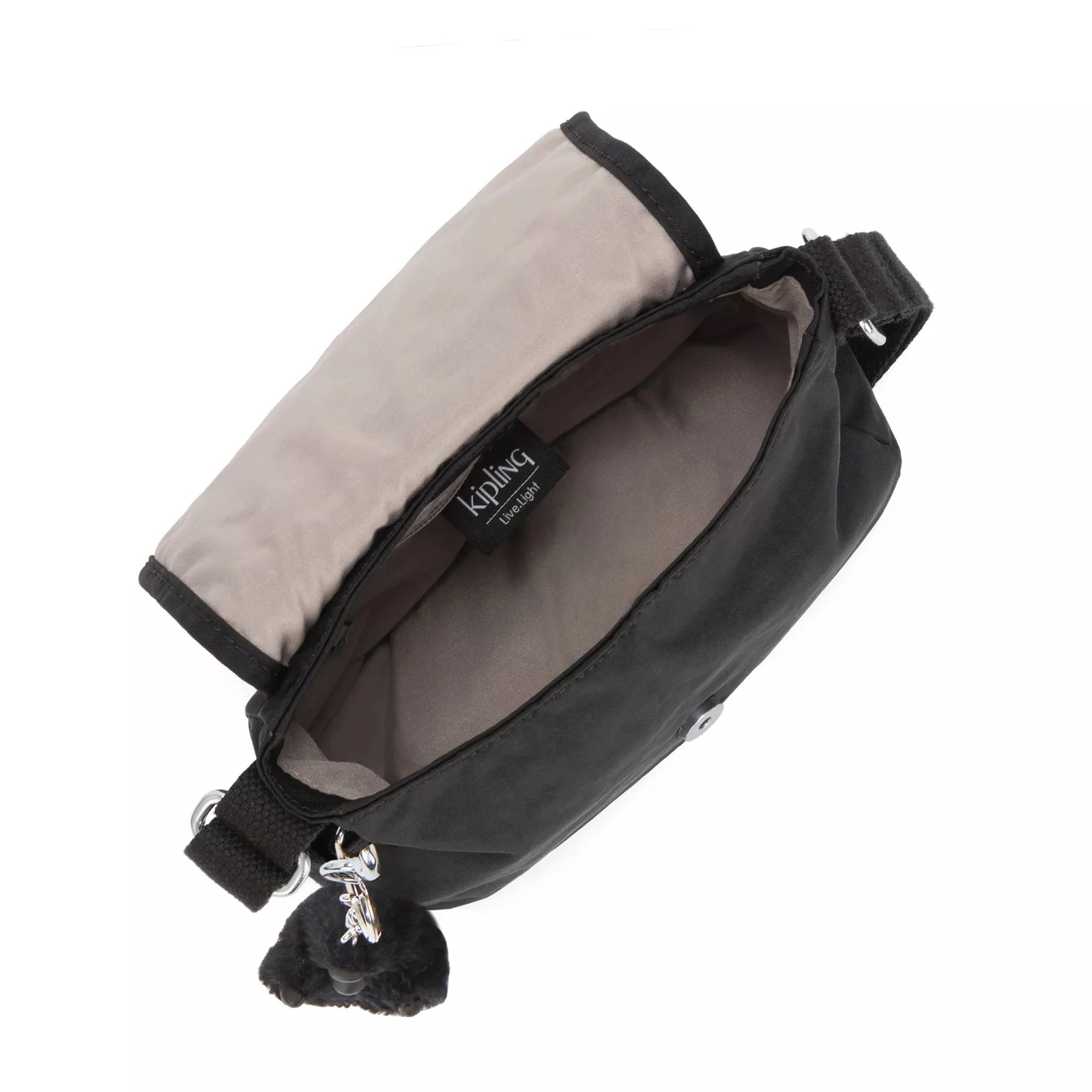 Kipling Sabian Crossbody Mini Bag in Black Noir - Image 4