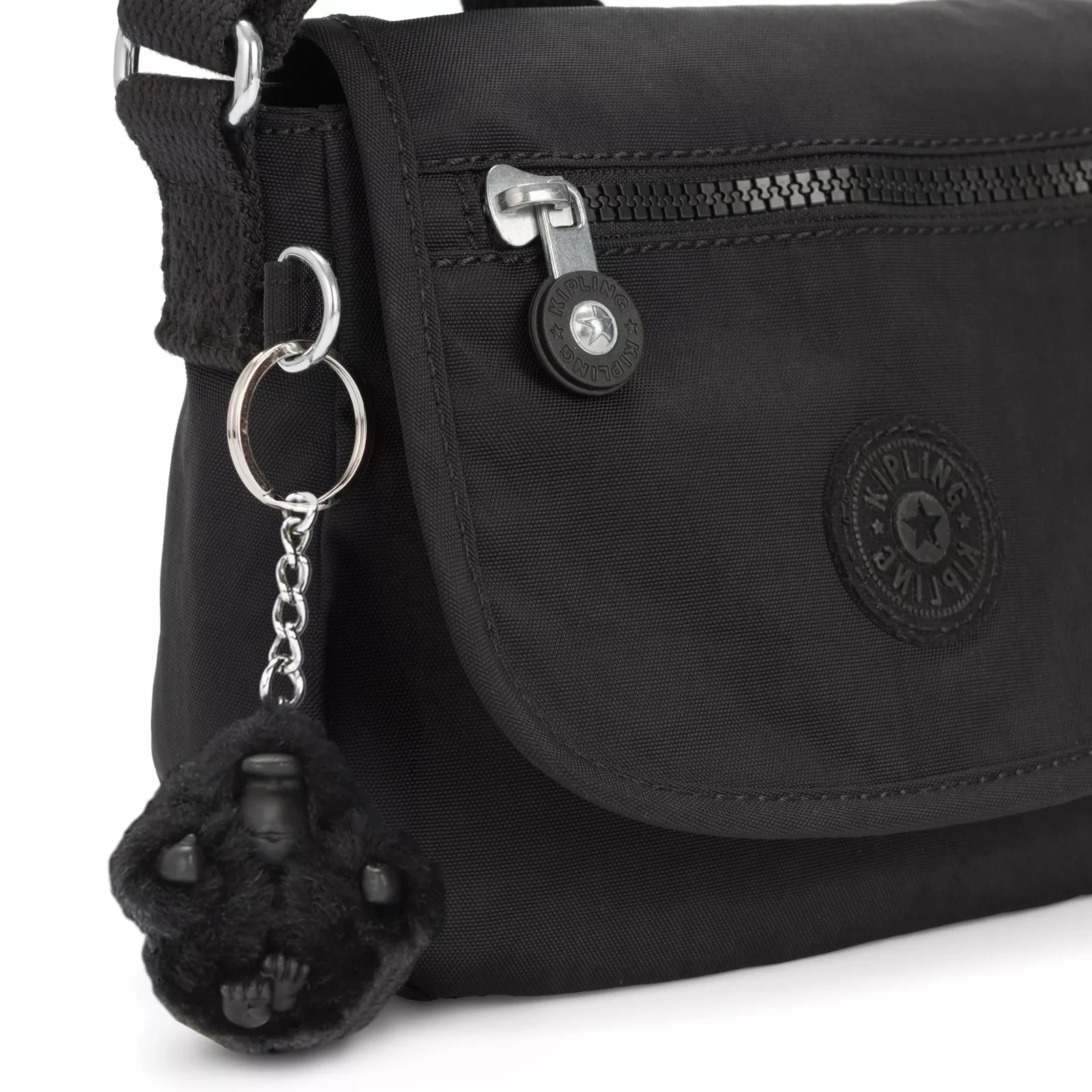 Kipling Sabian Crossbody Mini Bag in Black Noir - Image 3
