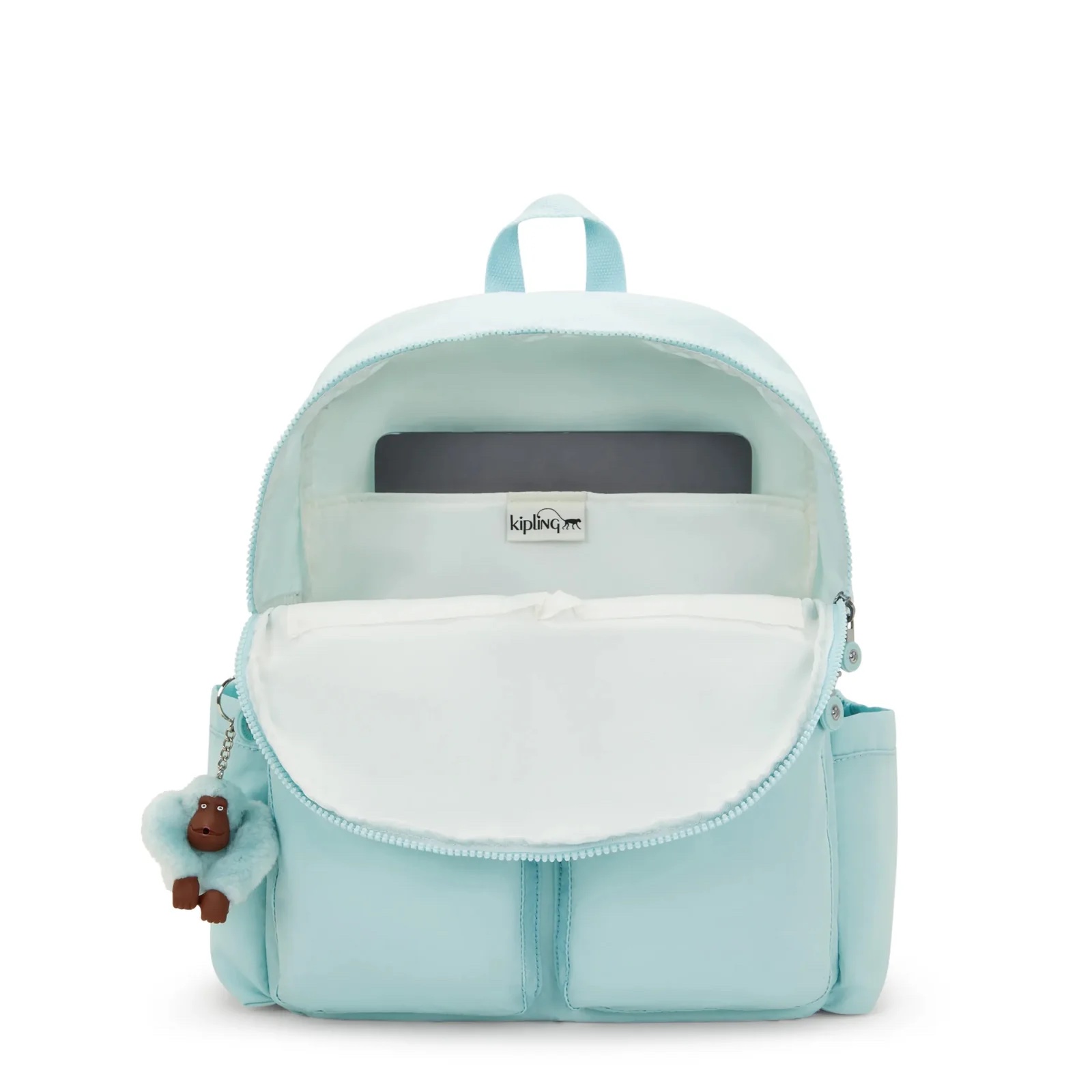 Kipling Charnell 11.5" Laptop Backpack in Electric Teal - Image 3