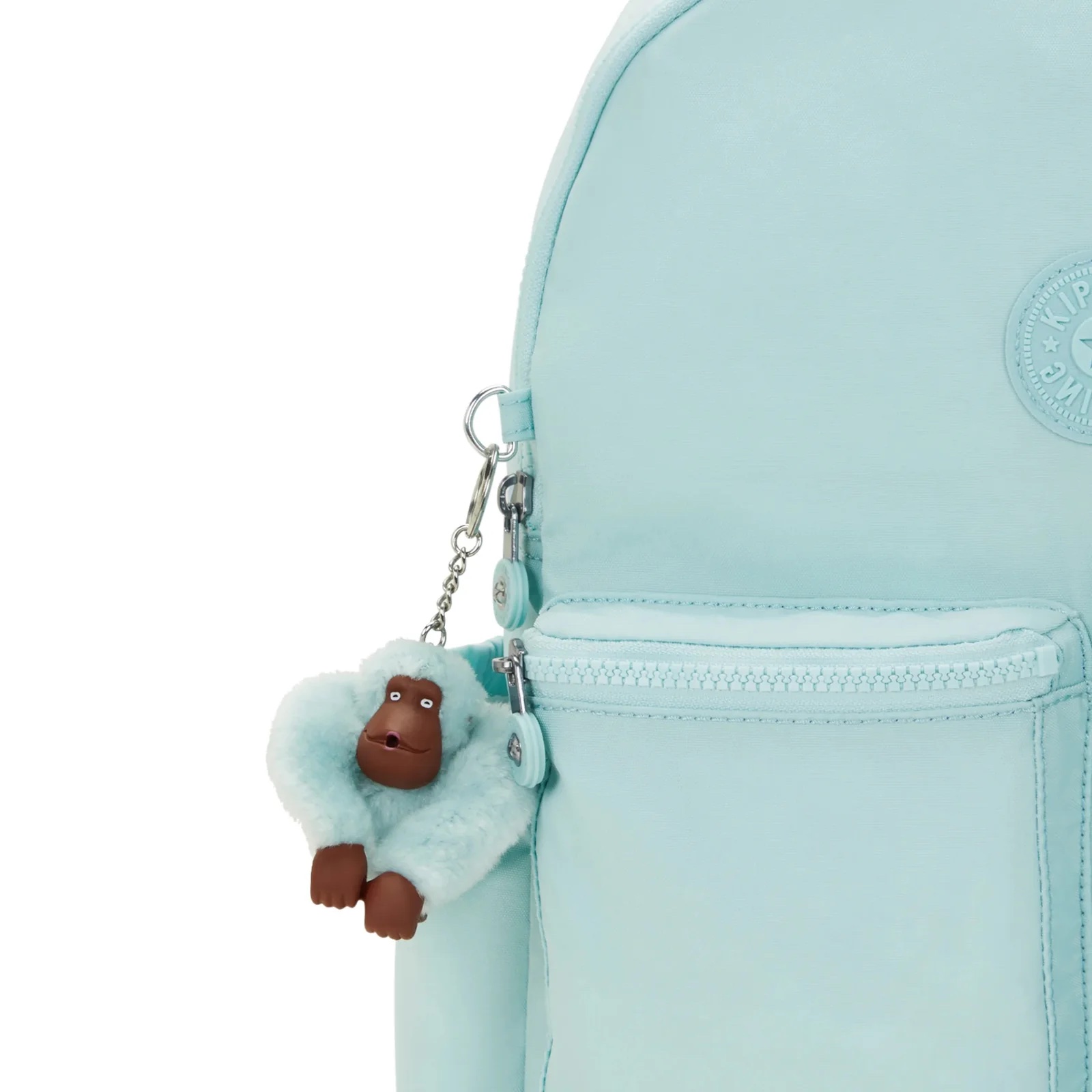 Kipling Charnell 11.5" Laptop Backpack in Electric Teal - Image 4