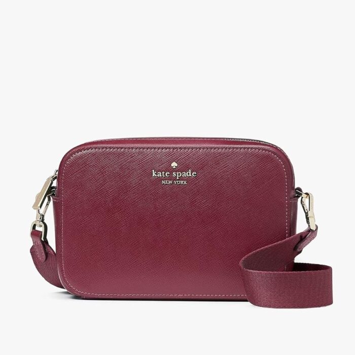 Kate Spade Madison Mini Camera Bag In Blackberry