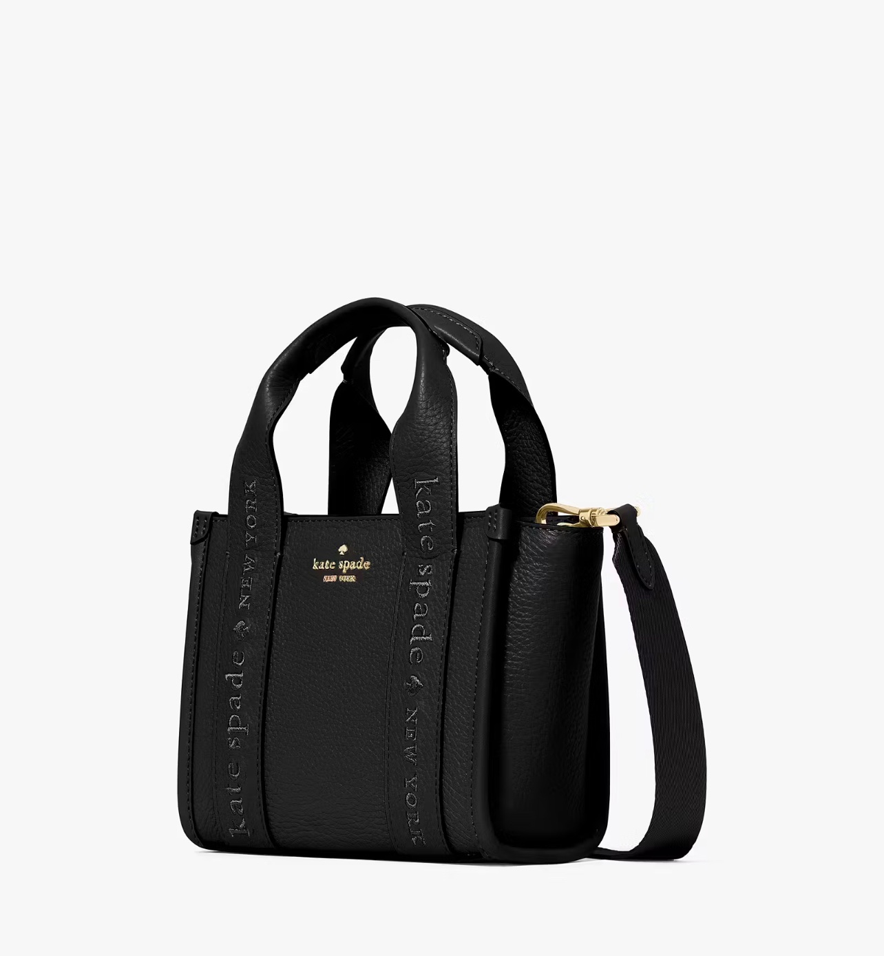 Kate Spade Kip Leather Mini Tote In Black - Image 2