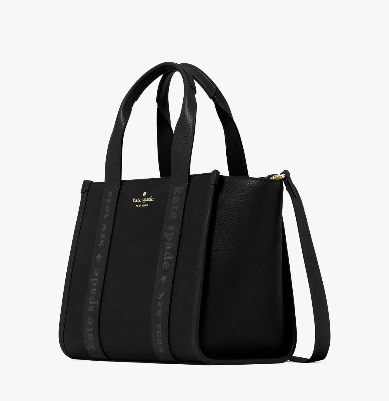 Kate Spade Kip Leather Small Tote In Black - Image 2